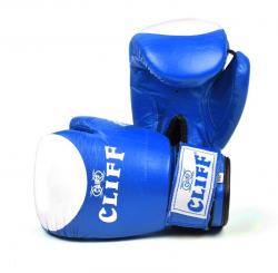Перчатки бокс PRO STAR (кожа) синие