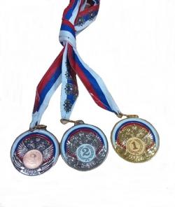 Медаль d-65мм, арт. 65-02-13 (2,3 место)
