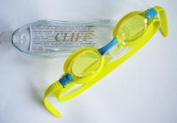 Очки для плавания детские Cliff G670 желто-синие
