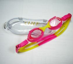  Очки для плавания детские Cliff G921 розово-желтые