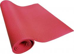 Коврик для йоги 4 (173х61х0,4см) без чехла, цвет: красный