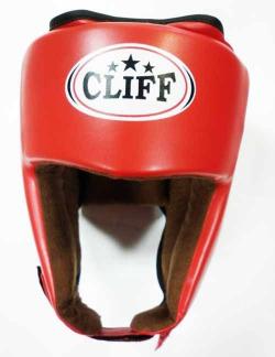 Шлем боксерский CLIFF открытый (FLEX) красный